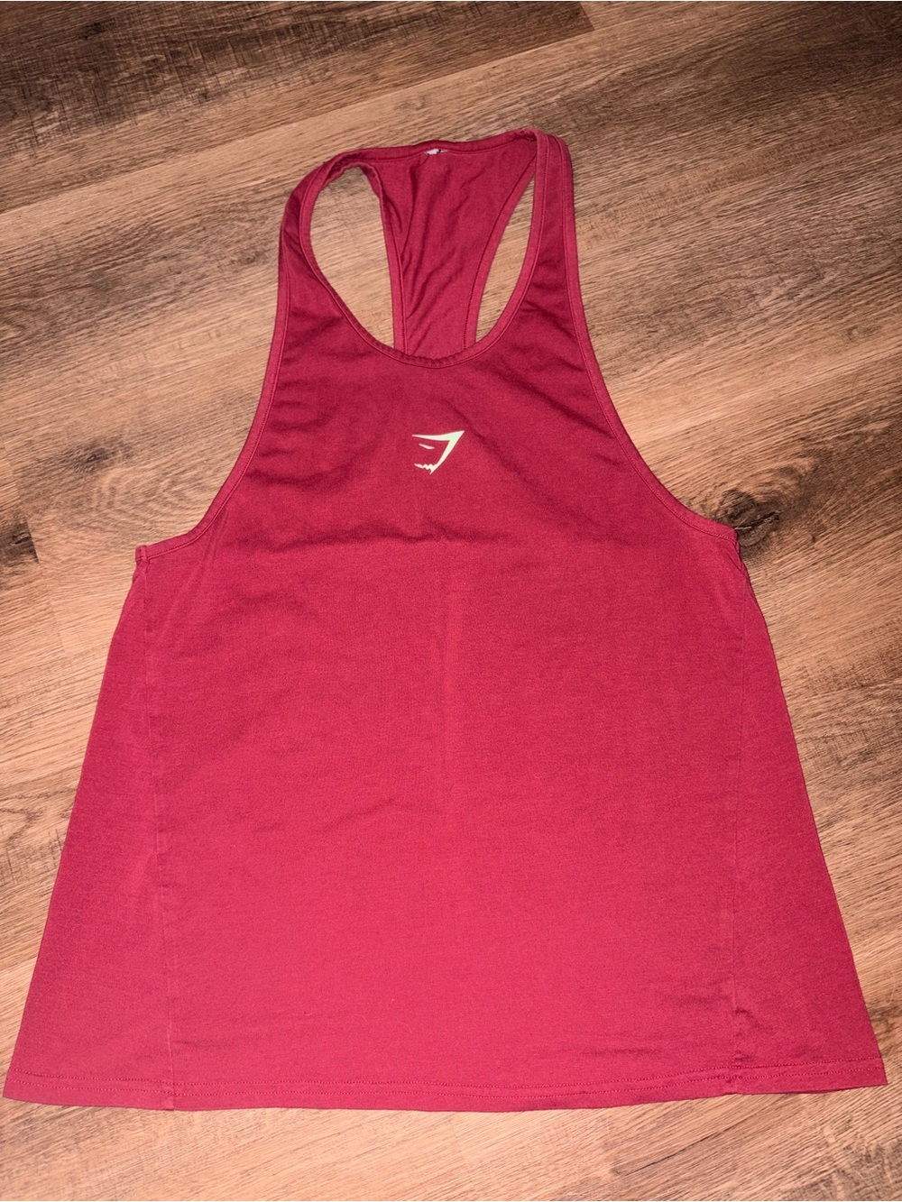 Gymshark Men’s Racerback Tank Top in Deep Red